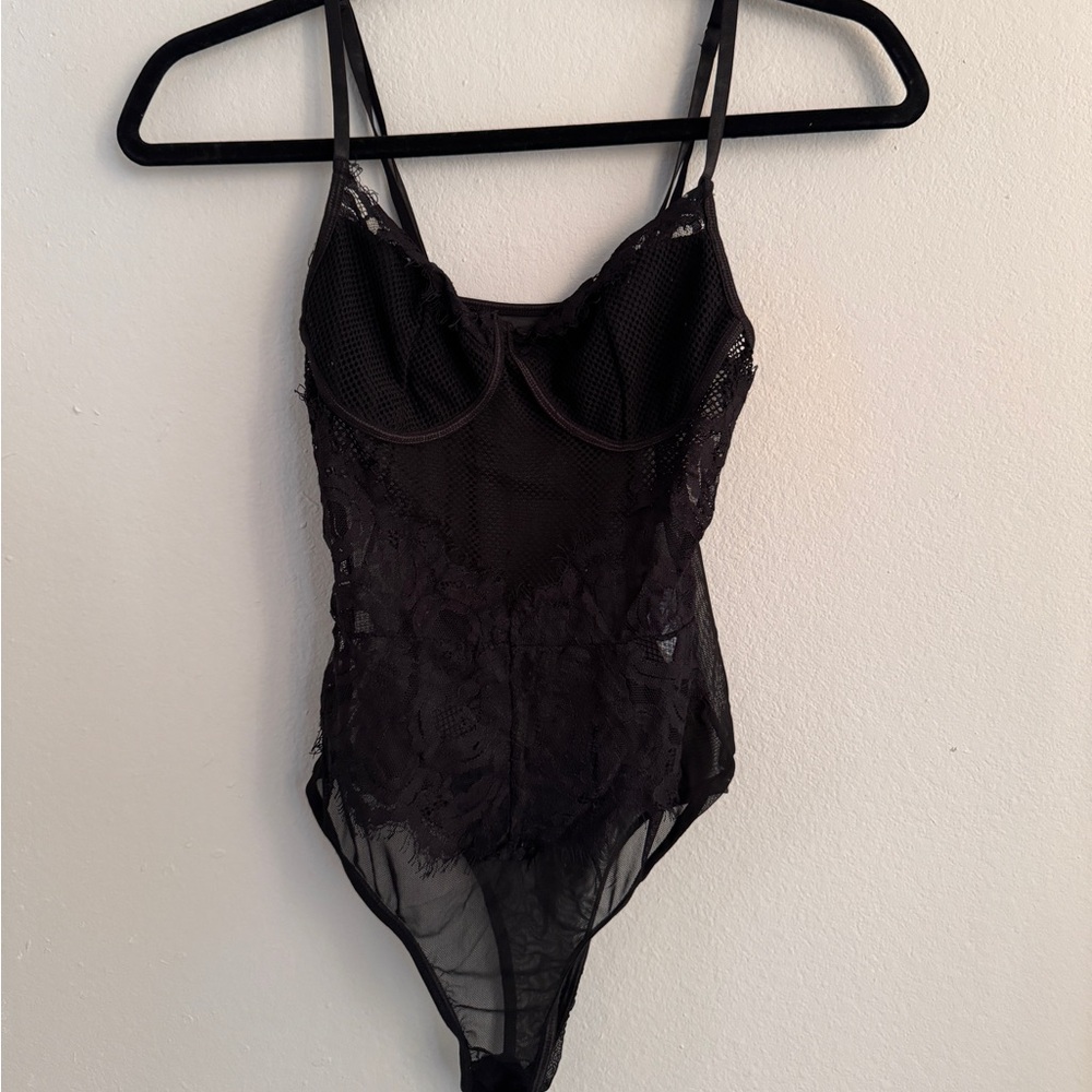 black lace bodysuit